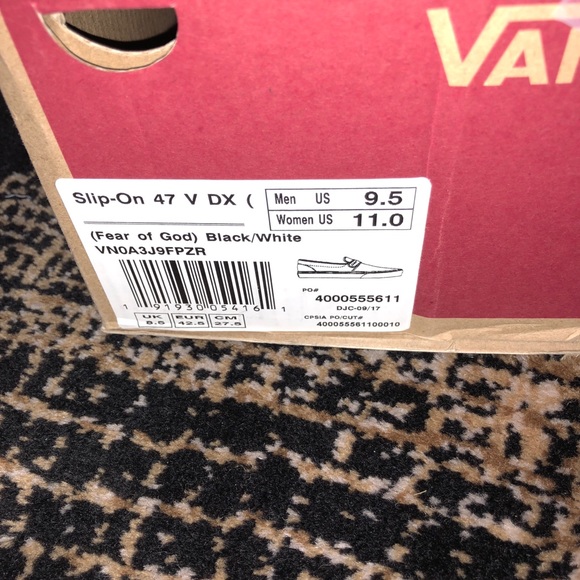 Vans fog slip ons main image 4